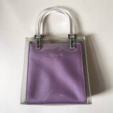 suzy smith clear plastic handbag with