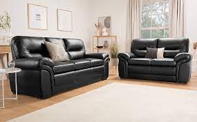 Bromley 3 2 Seater Sofa Set Black
