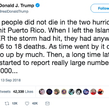 Información, noticias, deportes, cultura, jangueo y más. Hurricane Maria Trump S Tweets Are A Pure Expression Of His Presidency Vox