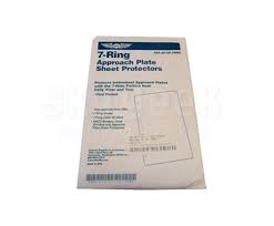 Aviation Supplies Academics Asa Ap Sp 7rng 7 Ring Approach Plate Sheet Protectors 10 Pack