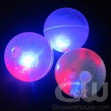 Flashing Led Bouncy Balls Glowarehouse Com
