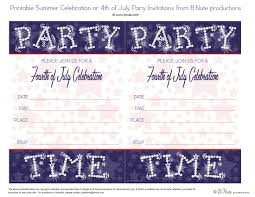 Printable 4th Of July Party Invitations Download Them Or Print