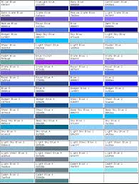 Rgb Color Chart Blue In 2019 Blue Shades Colors Blue