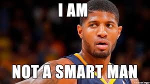 It's all about the jokes and memes. Paul George Meme Sportige