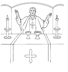 These free coloring pages are available on the series designs and animated characters on getcolorings.com. Image Result For Catholic Priest Coloring Page Catholic Coloring Catholic Mass Catholic Faith