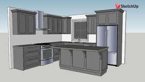 simple kitchen 3d warehouse