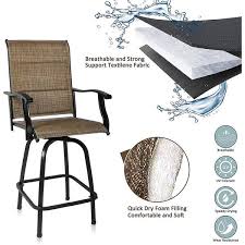 High Patio Chairs With Arm Support