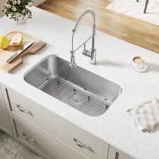 Wide at walmart and save. Mr Direct Undermount Stainless Steel 30 In Single Bowl Kitchen Sink 3018 18 Ens The Home Depot