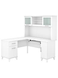 Maybe you would like to learn more about one of these? Bush Furniture Somerset 60 W L Shaped Desk With Hutch White Standard Delivery Office Depot