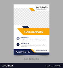 corporate poster flyer design template