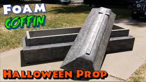 diy halloween coffin prop sculpting a