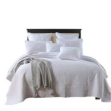 brandream luxury white quilt bedding
