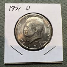 1971 kennedy half dollar values mavin