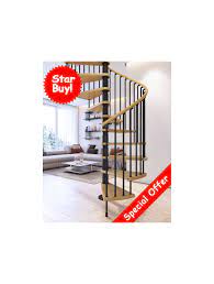 Buy spiral staircases and get the best deals at the lowest prices on ebay! Gamia Deluxe Black Spiral Staircase 1200mm Diameter