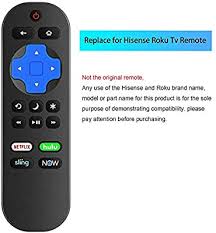 To turn on your tv without a remote: Motiexic Universal For Hisense Smart Tv Remote Control Replacement For Hisense Roku Tv Hu Rcrus 20 Remote With Volume Control And Tv Power Button And 4 Channel Shortcuts Key