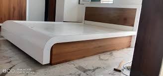 Wooden Modular Plywood Double Bed At Rs