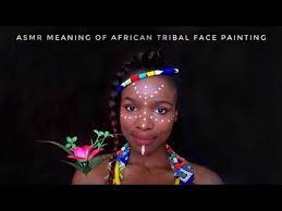 african tribal face painting whispered