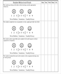 8 Printable Behavior Chart Template 9 Free Word Pdf