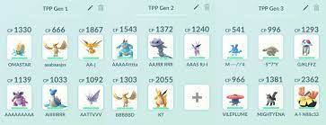 TPP Gen 1-3 teams recreated in Pokémon GO! - Imgur