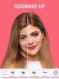 youcam makeup gezichtseditor in de app