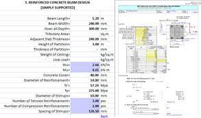 reinforced concrete ysis beam