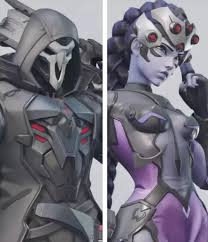 Overwatch 2 (2022) Reaper and WidowMaker have interactions about their  previous love ones, Reaper wife who won't recognize him and thinks he's  dead, Widow who killed her husband and visits his grave.