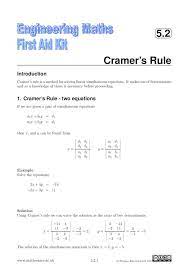 solving simultaneous equations using