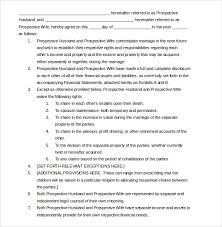 Prenuptial Agreement Template Download 10 Prenuptial Agreement