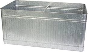 A stock tank is used to provide drinking water for animals such as cattle or horses. Amazon Com Galvanized Stock Tank