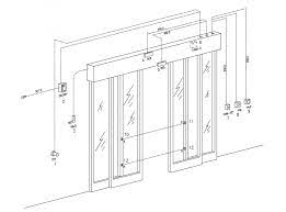 automatic sliding door joints and