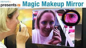 the magic makeup mirror helps users