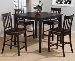 Bar & pub table sets : Vfm Signature Marin County Merlot 5 Piece Counter Height Table Counter Chair Set Virginia Furniture Market Pub Table And Stool Set