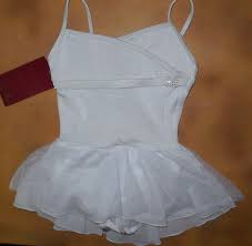 Nwt Dance Mirella White Skirted Camisole Leotard Dress Small Child 4 6 M221c Ebay