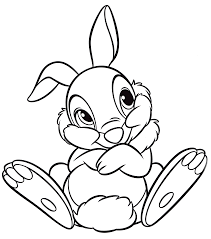 He is a rabbit known and named for his habit of thumping his left hind foot. Snow White Coloring Pages Thumper Coloring And Drawing
