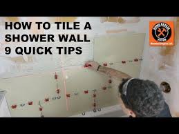 How To Tile A Shower Wall 9 Quick Tips