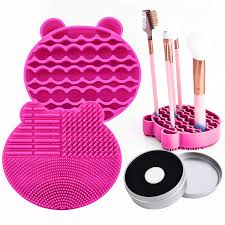 absorbing makeup brush cleaning mat