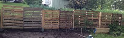 create a free diy fence using pallets