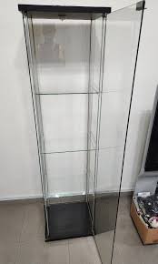 Ikea Detolf Glass Shelf Furniture
