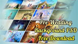 pre wedding background psd free