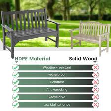 Garden Park Bench Porch Loveseat Chair