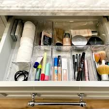 how to organize makeup drawers fast