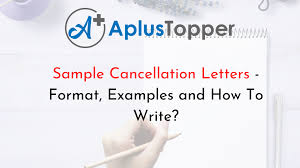 sle cancellation letters format
