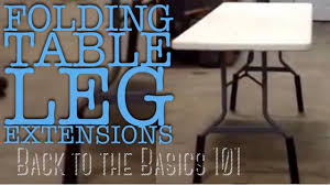 folding table leg extensions awesome