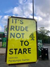 Place For People With Disabilities - 'It's Rude Not To Stare' A smart copy  twist on a familiar phrase champions the brilliant athletes competing in  the Paralympic Games #paralympics #games | Facebook