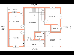 40x30 North West Corner House Plan