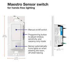 lutron maestro motion sensor switch 2