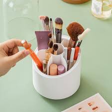 rotating makeup brush storage box
