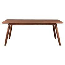 Haku 4 seat round large dining table, brass and smoked glass. Modern 8 Seat Dining Tables Allmodern