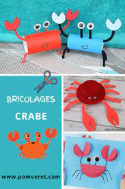 Bricolez des crabes rigolos! | Activité manuelle vacances, Activité manuelle  plage, Activité centre de loisir