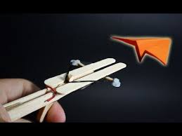 Here's how to make a paper plane that's guaranteed to dominate your living room skies. How To Make A Paper Airplane Launcher Diy Mini Popsicle Paper Airplane Launcher Gun Youtube